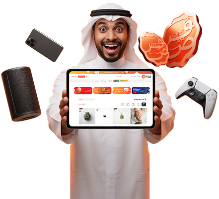 تصميم ترويجي لفئة عروض الإلكترونيات في قطر