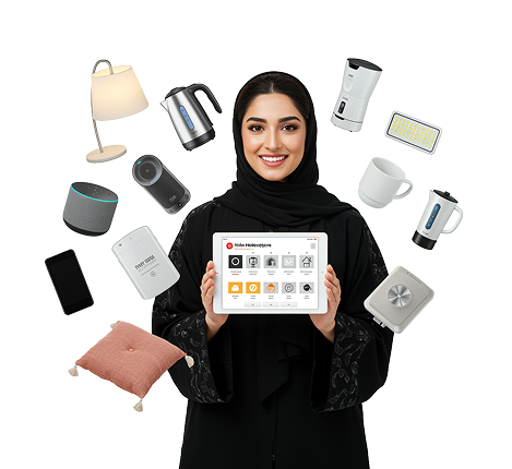 تصميم ترويجي لفئة عروض المنزل والمعيشة في قطر