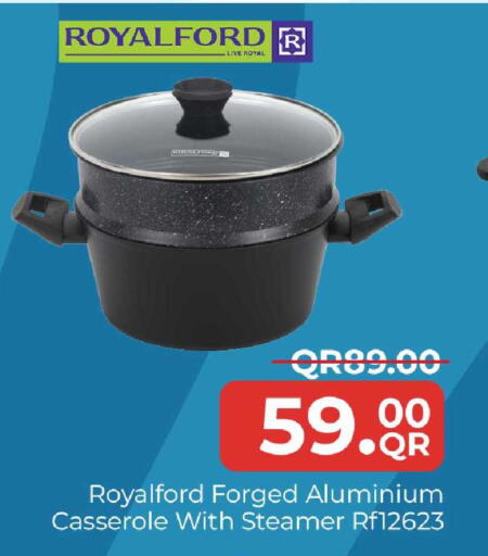 Royalford Forged Aluminium Casserole With Steamer Rf12623